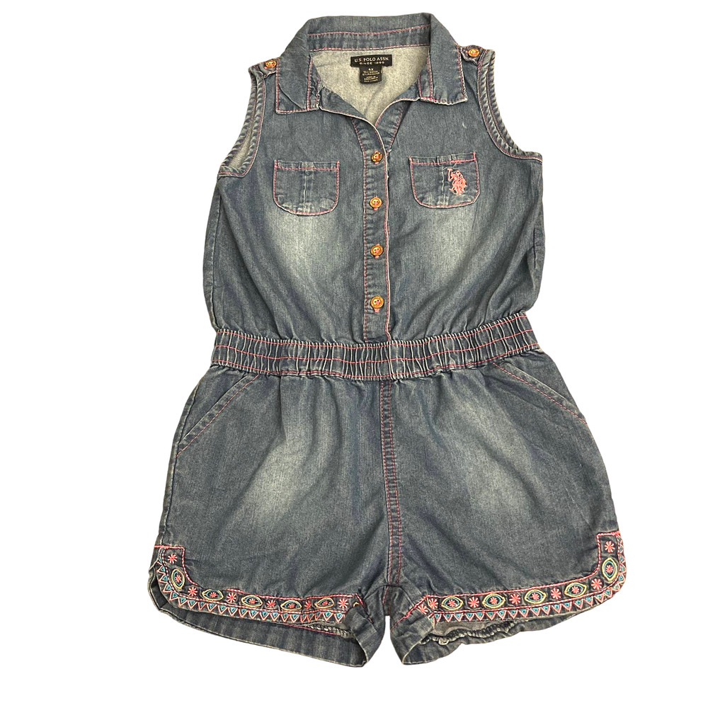 U. S. Polo Assn. Shortall jeans Girl Sz 6X Gently used